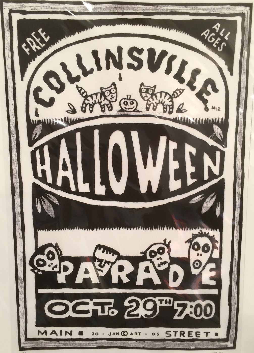2005 Collinsville Halloween Parade poster