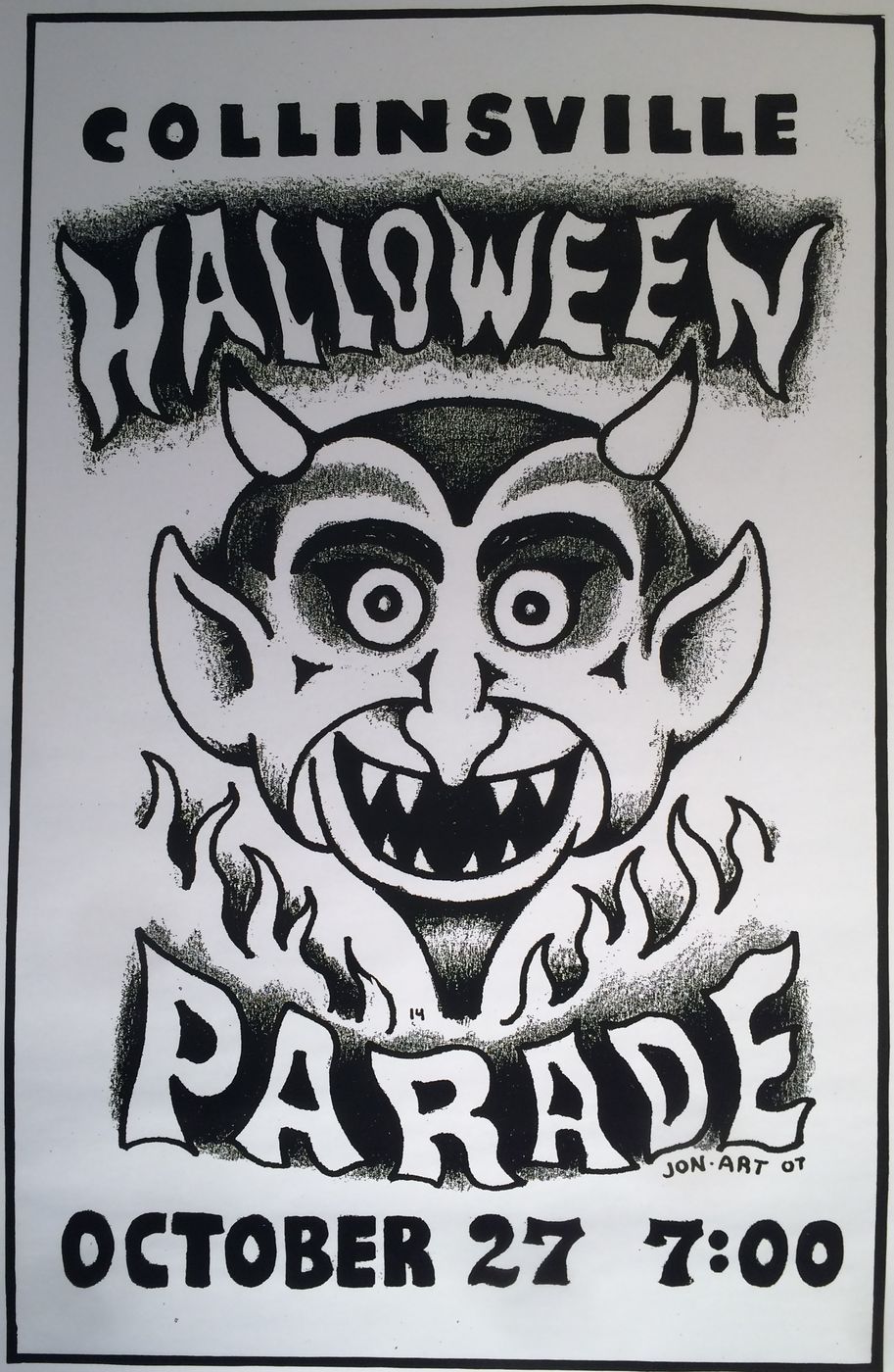 2007 Collinsville Halloween Parade poster