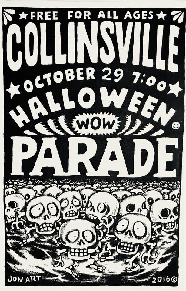2016 Collinsville Halloween Parade poster