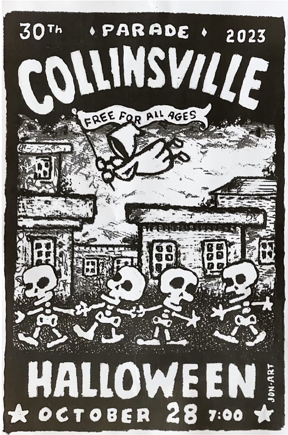 2023 Collinsville Halloween Parade poster